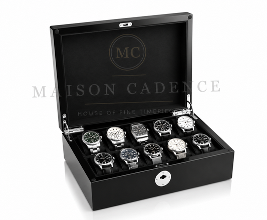 Legacy Case — Luxury Biometric Watch Box with Fingerprint Lock